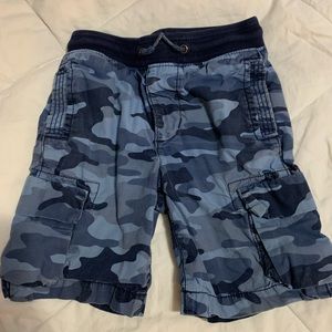Blue Gap Camo Cargo Shorts